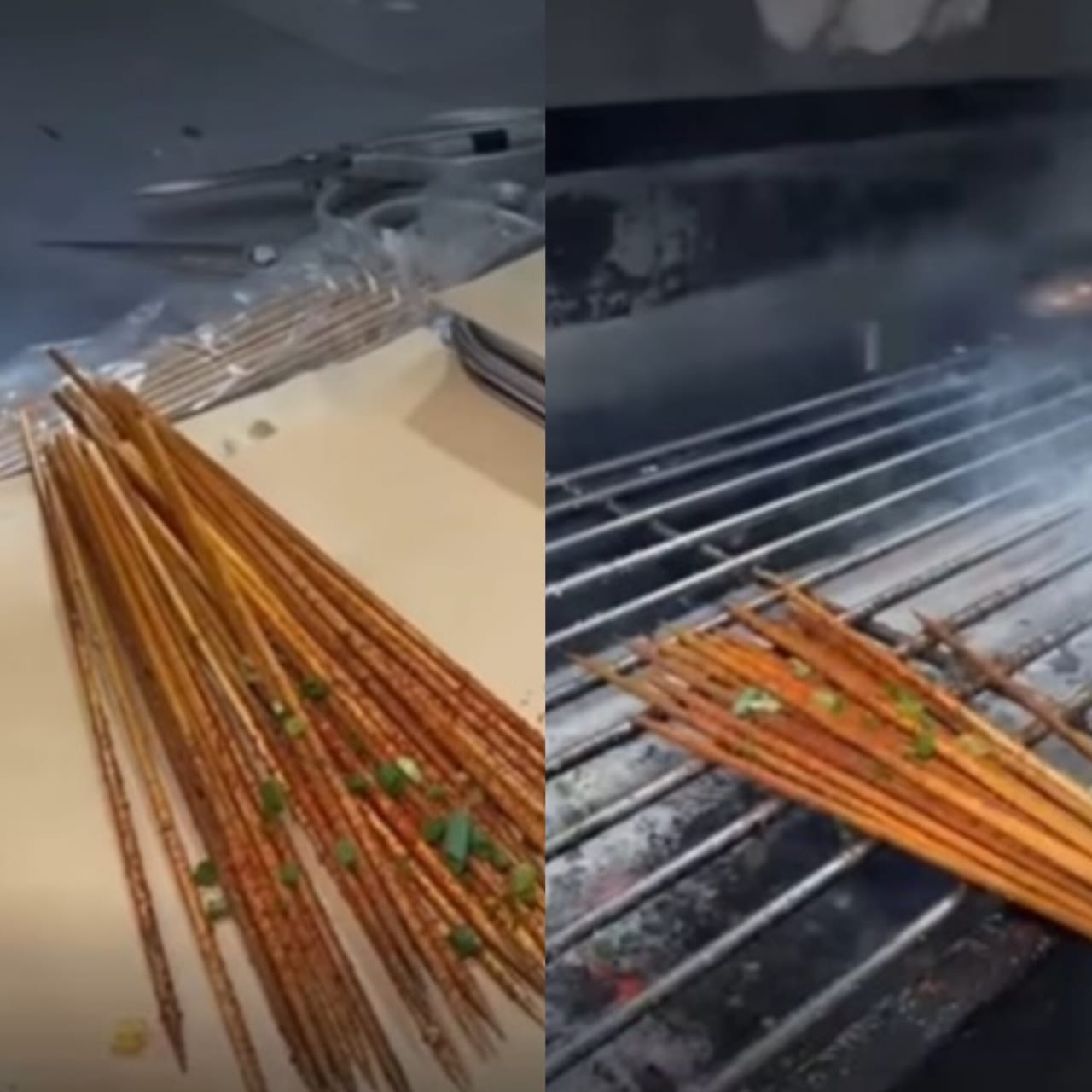 Unik! Restoran Ini Jual Camilan Tusuk Sate Berbumbu Tanpa Daging, Makannya Hanya Dijilat