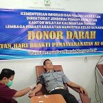 Peringati Hari Bakti Pemasyarakatan, Lapas Kasongan Gelar Kegiatan Donor Darah