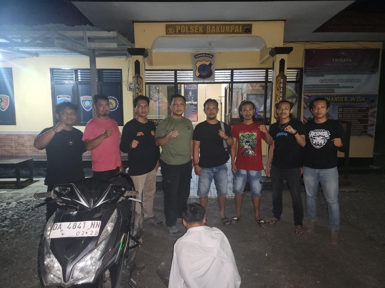 Curi Motor Depan Rumah, Residivis Diciduk Polisi