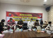 Polda Kalteng Musnahkan 274,6 Gram Sabu