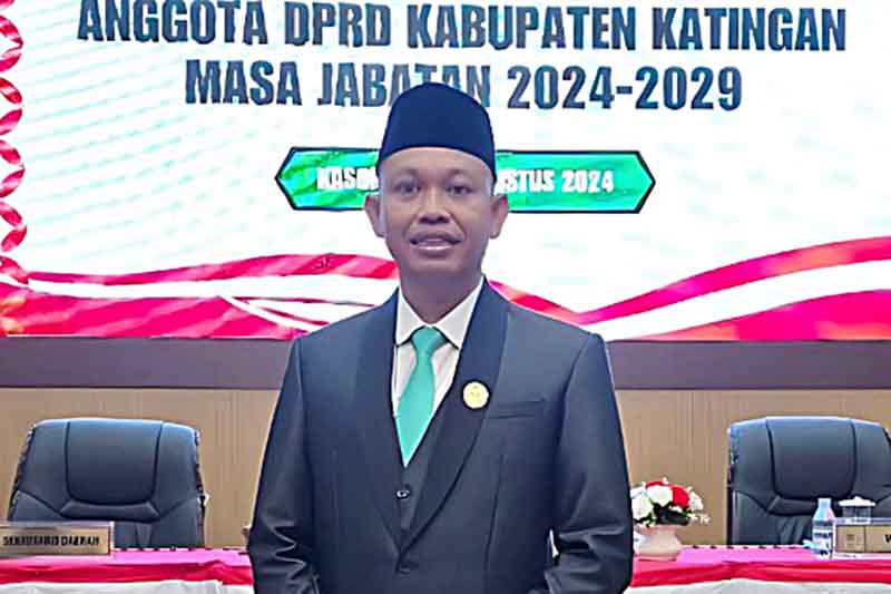 Anggota DPRD Katingan, Alfriyano, S.Sos