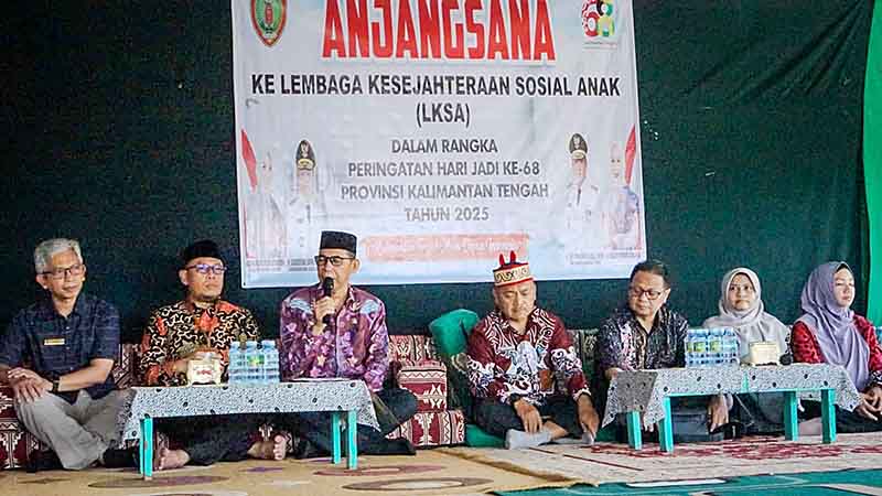 Disnakertrans Ikuti Anjangsana Sambut Harjad ke-68 Kalteng