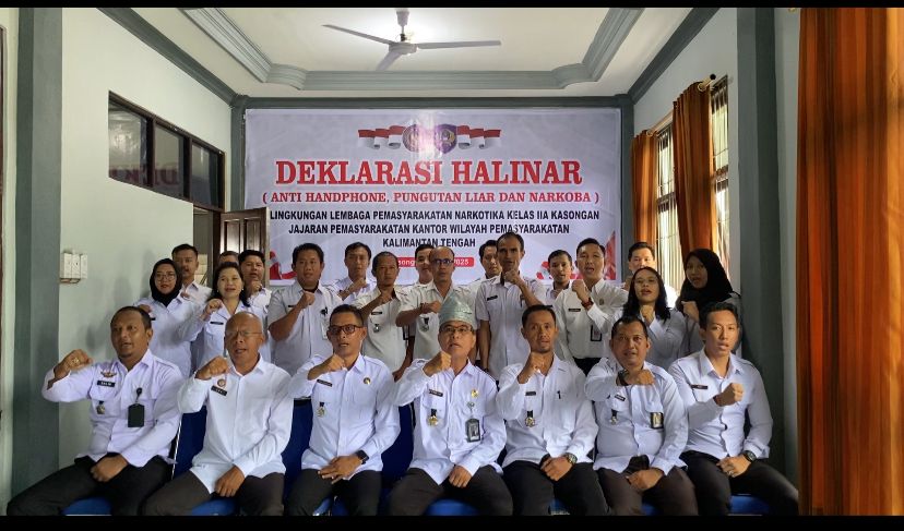Lapas Narkotika Kasongan Komitmen Bersih dari HALINAR