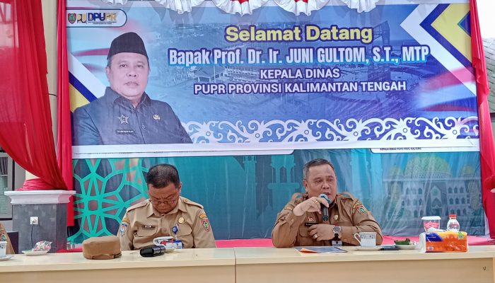 PUPR Kalteng Mengakui Terkendala Tata Air