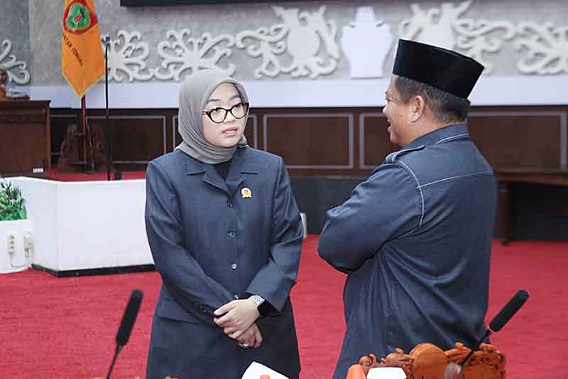 Wakil Ketua I DPRD Kalteng Riska Agustin.
