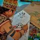 Lukis Kisah Pertahanan Suku Dayak, Setiap Garis Memiliki Makna