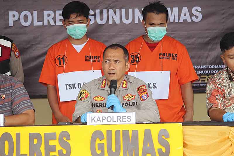 Mengedarkan Sabu di Gumas, Dua Pria Dibekuk Polisi