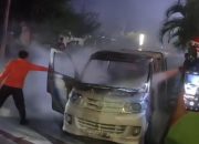 Mobil Terbakar, Pengunjung Expo Kapuas Panik
