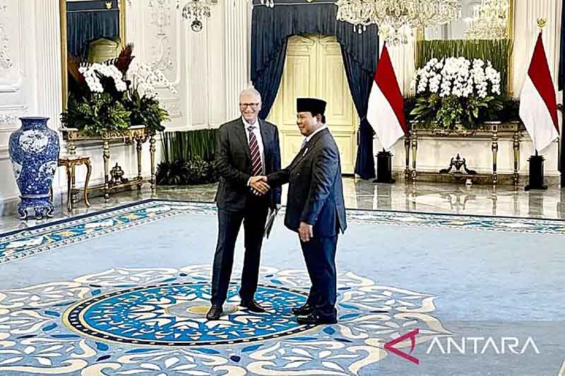 Presiden sambut kedatangan Bill Gates di Istana Merdeka