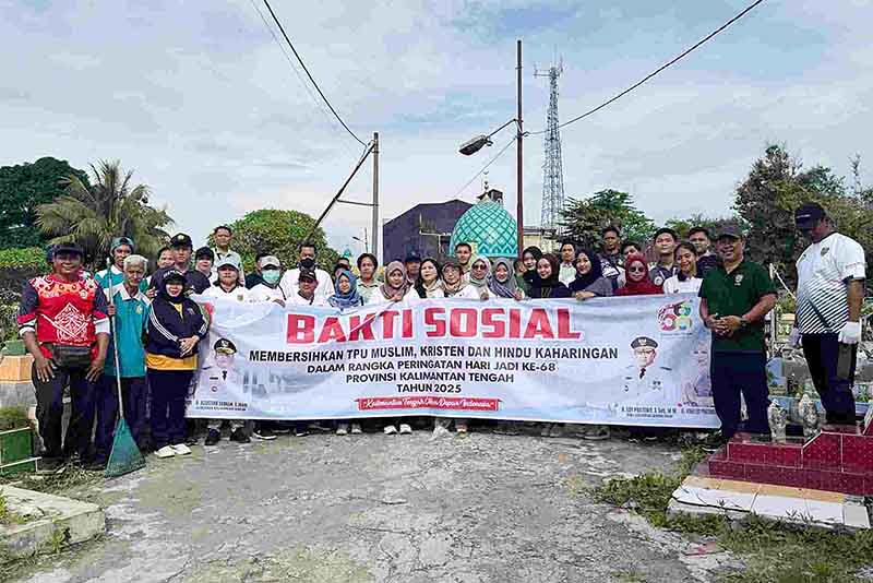 Puluhan OPD Berpartisipasi Bakti Sosial ke TPU
