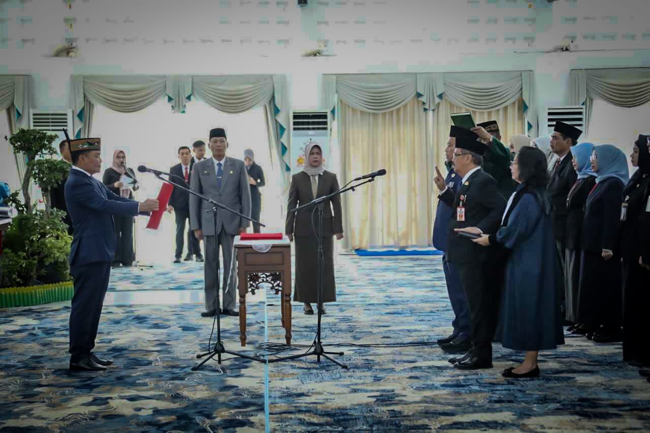 Saksikan Pejabat Tinggi Pratama Diambil Sumpah Janji
