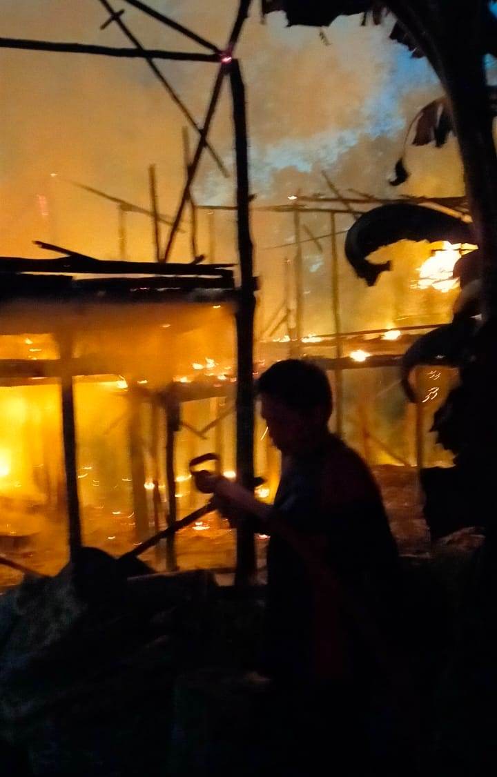 Kandang Terbakar, Ribuan Ayam Terpanggang