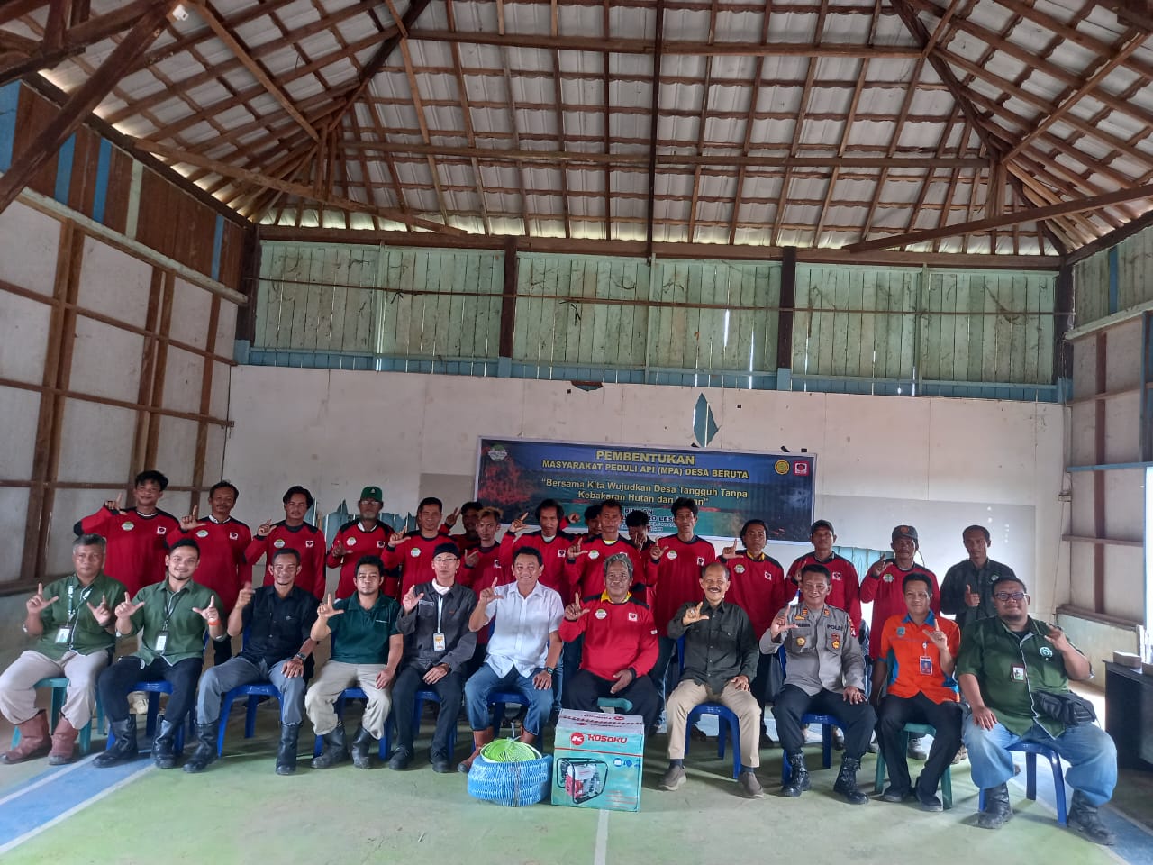 PT. NAL dan Warga Desa Bentuk Masyarakat Peduli Api