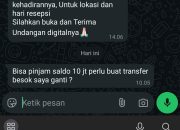 Jadi Alat untuk Menipu, Kirim Undangan dan Minta Uang