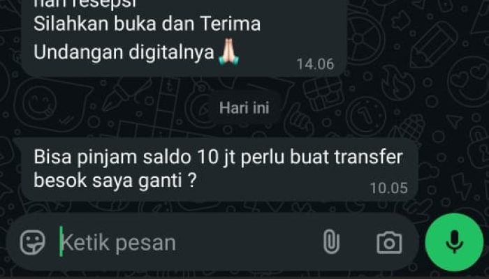 Jadi Alat untuk Menipu, Kirim Undangan dan Minta Uang