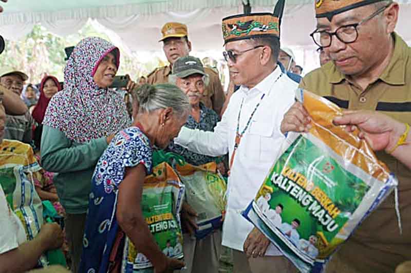 1.050 Paket Sembako Gratis di Desa Sei Babi