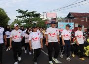 Waket I DPRD Kapuas Ikuti Jalan Sehat Hari Bhayangkara ke-79