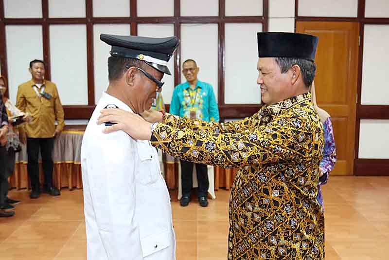 Bupati Lantik Pj Kades Pematang Limau 