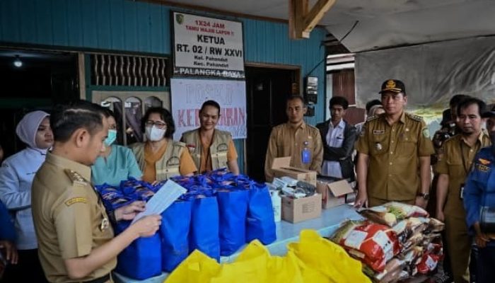 Pemko Salurkan Bantuan ke Puntun