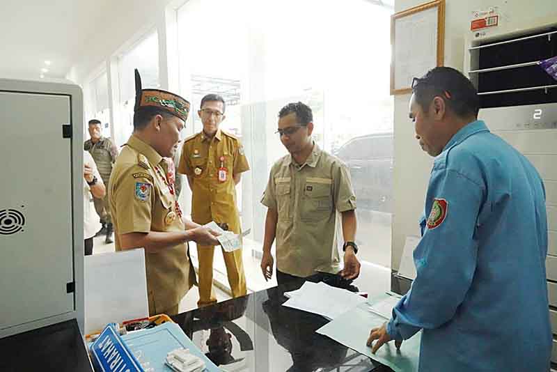 Gubernur Sidak Samsat Palangka Raya 