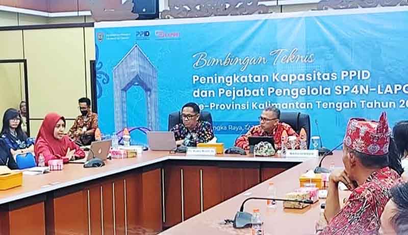 Ikuti Bimtek, Diskominfostandi Lamandau Jaring Ilmu PPID dan Pelayanan Publik