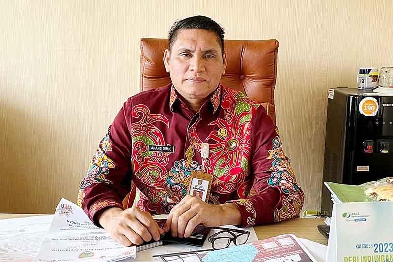 Kepala Badan Pendapatan Daerah (Bapenda) Provinsi Kalimantan Tengah (Kalteng), Anang Dirjo