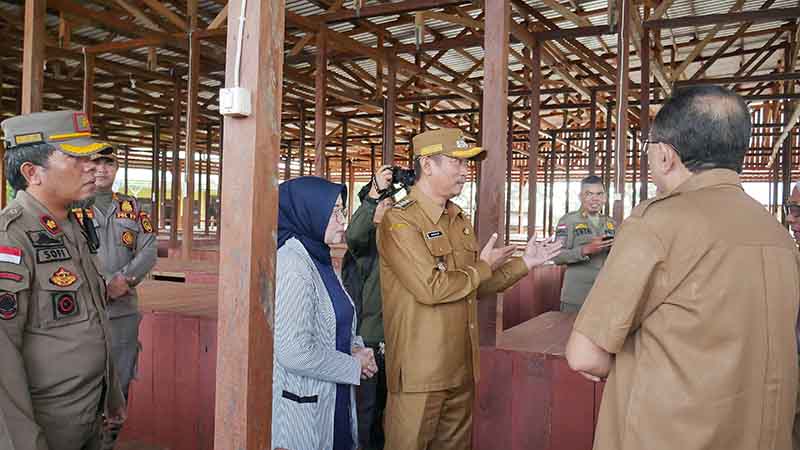 Masduki Berencana Relokasi Pedagang Pasar Saik 