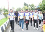 Pemkab Gelar Jalan Sehat dan Senam Bersama 