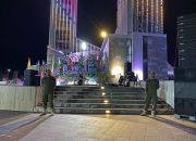 Satpol PP Jaga Ketertiban Huma Betang Night