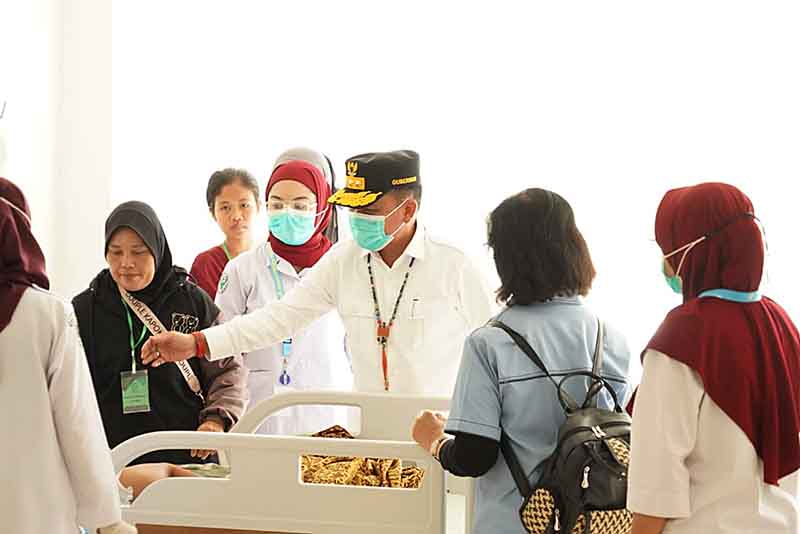 Tinjau Langsung Pelayanan Kesehatan di RSUD Hanau