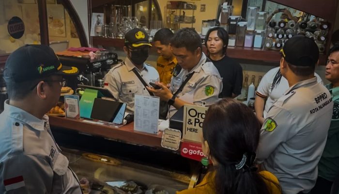 BPPRD Gabungan Data dan Awasi Cafe dan Restoran di Palangka Raya