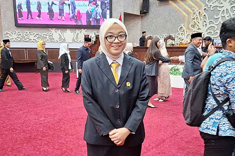 Waket I DPRD Kalteng Riska Agustin