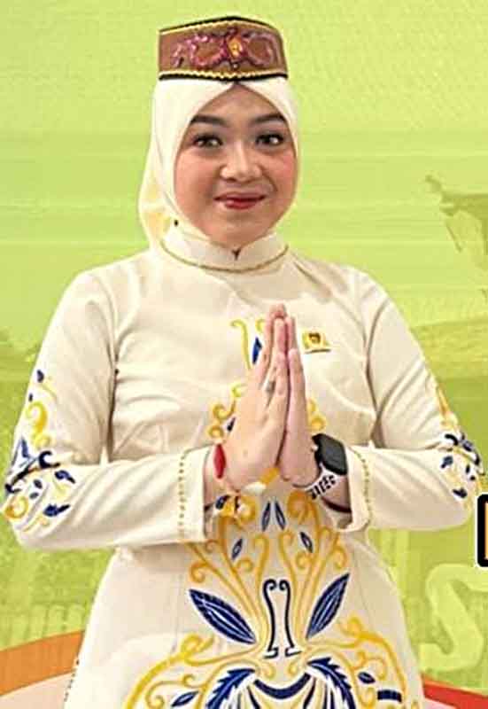 Waket I DPRD Kalteng Riska Agustin. Foto HardiPE