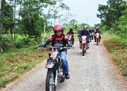 Wiyatno Kembali Tinjau Infastruktur Jalan Gunakan Motor Trail