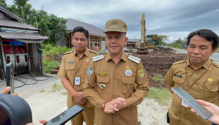 Bupati Tinjau Proyek Fisik Dikerjakan DPU Gumas