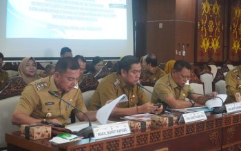 Wabup Pulpis Hadiri Rapat Evaluasi Triwulan II 2025
