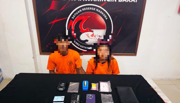 Terlibat Narkoba, Pasutri Muda Dibekuk Polisi