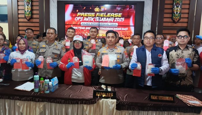 Polisi Tangkap 34 Orang dan Amankan 2,7 Kg Sabu
