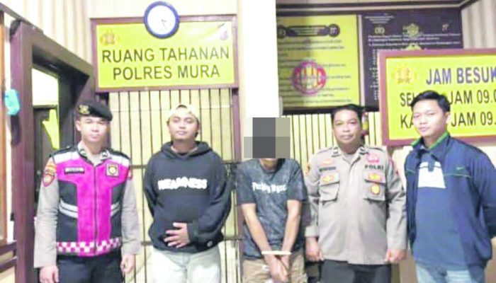 Ayah Tiri Menyerahkan Diri ke Polres Mura