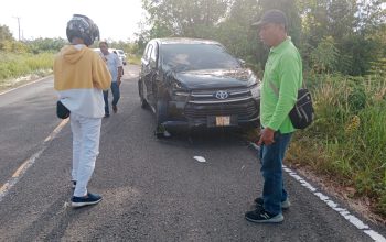 Terlibat Kecelakaan Pengendara Motor Roda Tiga Tewas