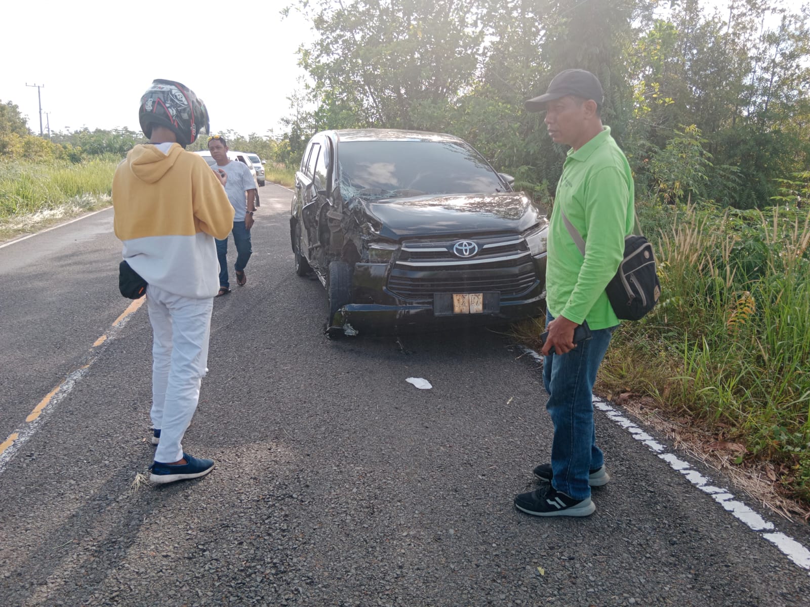 Terlibat Kecelakaan Pengendara Motor Roda Tiga Tewas