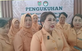 Pengurus DWP Kabupaten dan Kota Dikukuhkan