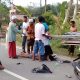 Motor Keluarga Tabrak Pikap, Bocah Tertancap Besi